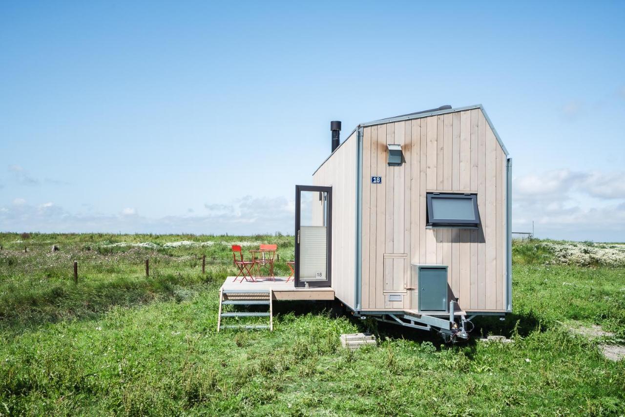 Tiny House Pioneer 18 Zur Meerseite - Green Tiny Village Harlesiel Carolinensiel Buitenkant foto