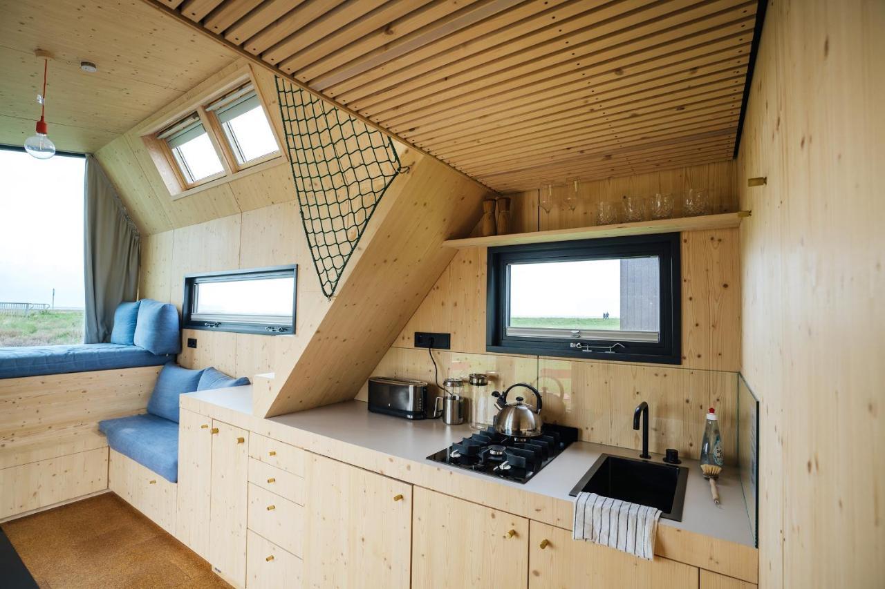 Tiny House Pioneer 18 Zur Meerseite - Green Tiny Village Harlesiel Carolinensiel Buitenkant foto